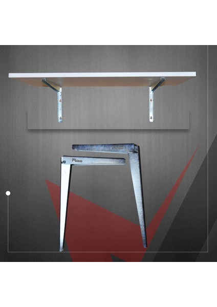 Katlanır Duvara Monte Aç Kapa Masa Ayağı L Masa konsolu 30 cm fiyatları