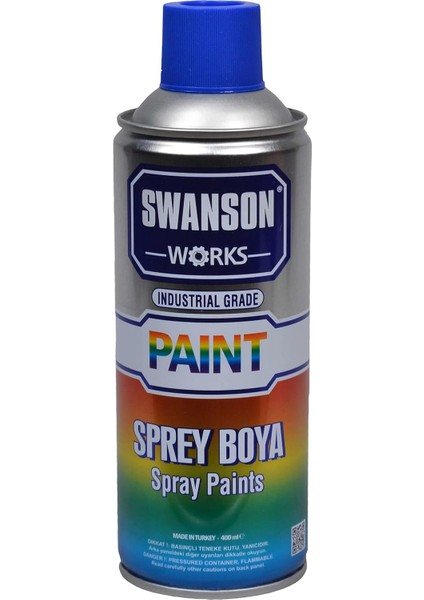 Works Sprey Boya Metalik Gümüş 400 ml