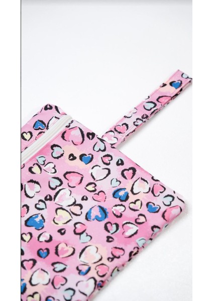 Islak/kuru Kirli Temiz Kıyafet, Mayo, Bebek Çamaşır Çantası - Sıvı Geçirmez Kalpli