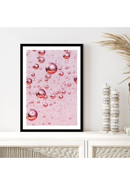 Pembe Baloncuk Çerçeve ve Poster - DK1008 modelleri