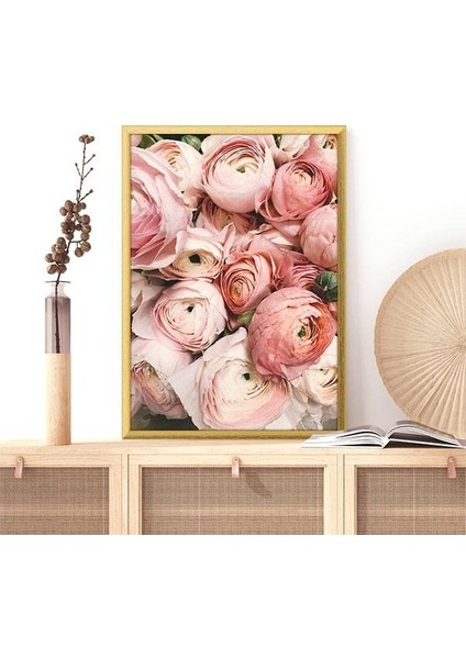 Pembe Güller 4 Çerçeve ve Poster - B1126 fiyatları