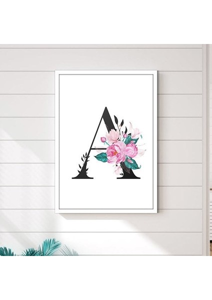 Kişiye Özel Harf 1 Çerçeve ve Poster - HRF1002