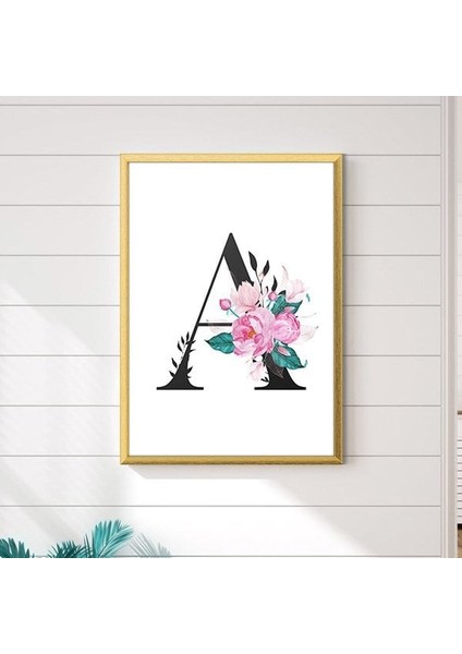 Kişiye Özel Harf 1 Çerçeve ve Poster - HRF1002