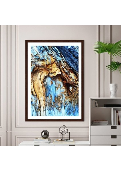 Gold & Mavi Doku 2 Çerçeve ve Poster - G1022 fırsatları