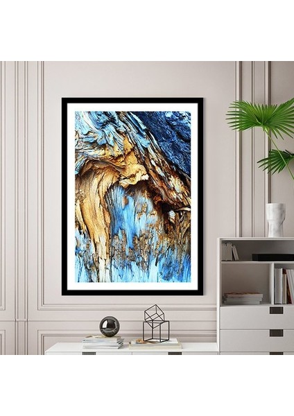 Gold & Mavi Doku 2 Çerçeve ve Poster - G1022 indirimleri