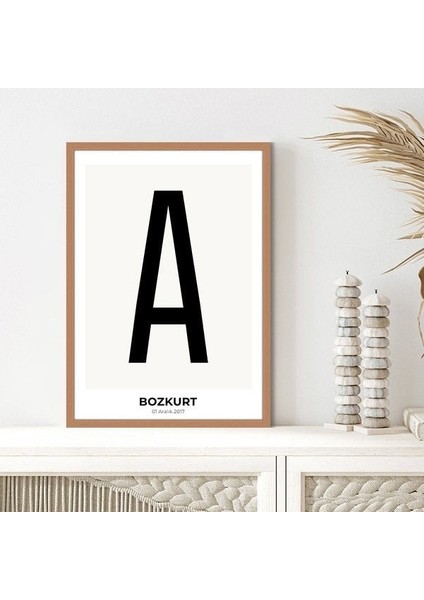 Kişiye Özel Harf 8 Çerçeve ve Poster - HRF1009 indirimleri
