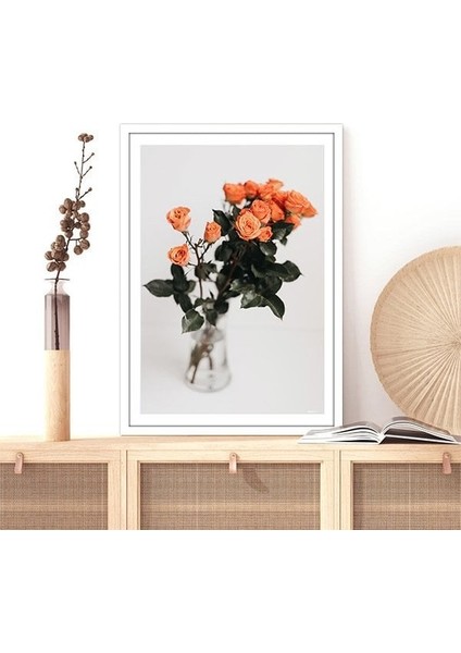 Turuncu Güller 1 Çerçeve ve Poster - B1237 modelleri