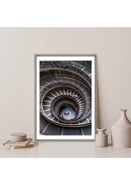 Merdiven Boşluğu 3 Çerçeve ve Poster - M1053