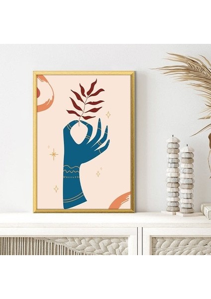 Turkuaz El 1 Çerçeve ve Poster - C1097 fiyatları