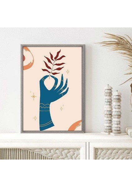 Turkuaz El 1 Çerçeve ve Poster - C1097 indirimleri