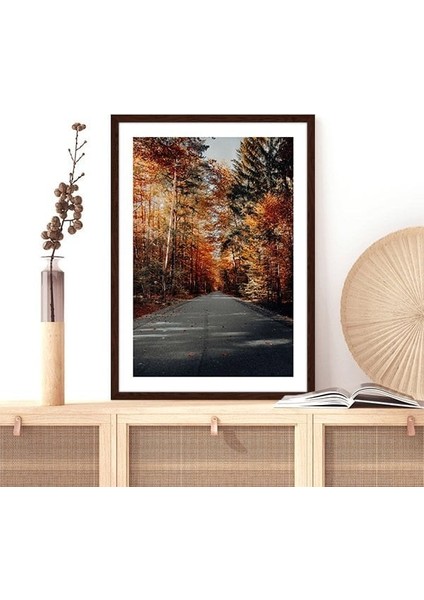 Turuncu Orman 1 Çerçeve ve Poster - B1184