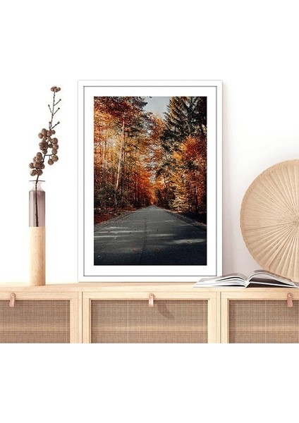 Turuncu Orman 1 Çerçeve ve Poster - B1184 modelleri