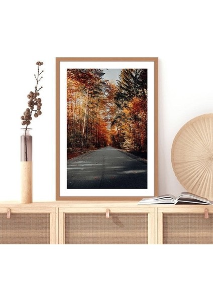 Turuncu Orman 1 Çerçeve ve Poster - B1184 fırsatları