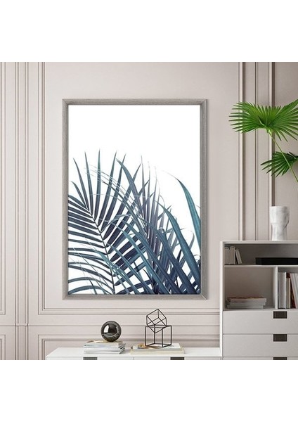Turkuaz Palmiye 1 Çerçeve ve Poster - B1205