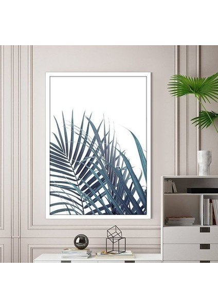 Turkuaz Palmiye 1 Çerçeve ve Poster - B1205 fırsatları