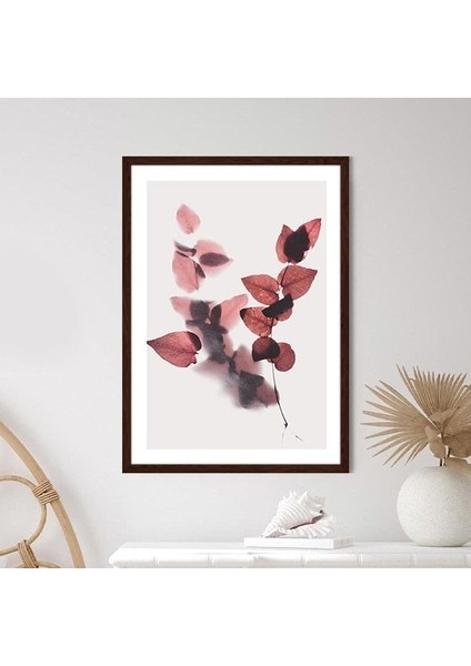Pembe Bitkiler 3 Çerçeve ve Poster - B1160