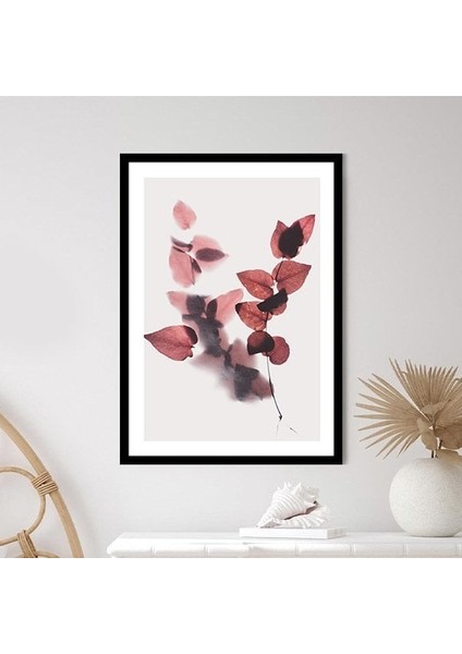 Pembe Bitkiler 3 Çerçeve ve Poster - B1160