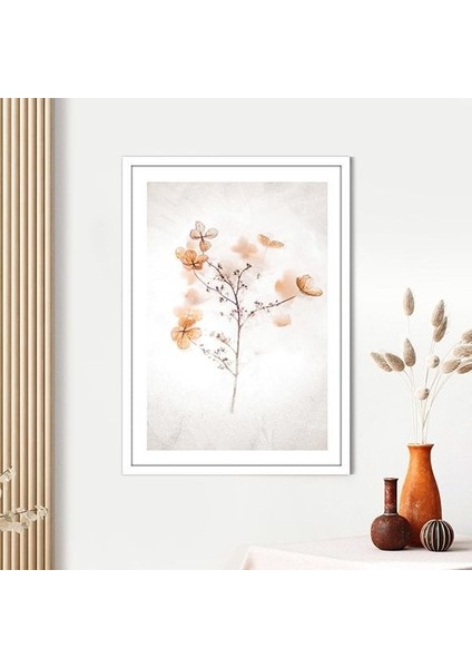 Turuncu Ortanca 1 Çerçeve ve Poster - B1181 fiyatları