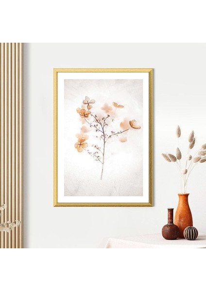 Turuncu Ortanca 1 Çerçeve ve Poster - B1181 modelleri