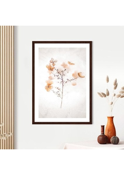 Turuncu Ortanca 1 Çerçeve ve Poster - B1181 fırsatları