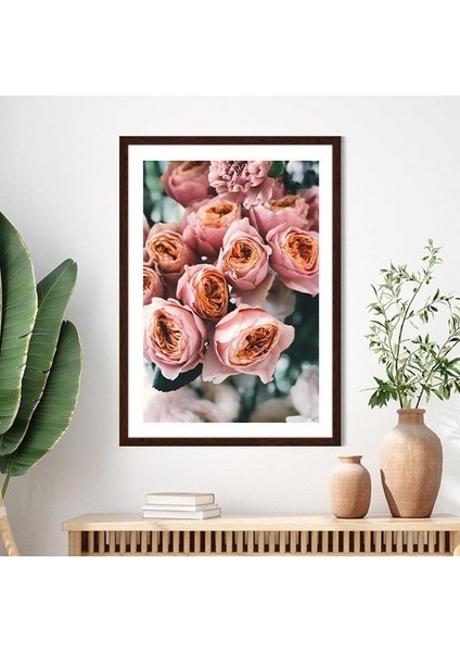 Pembe Güller 7 Çerçeve ve Poster - B1151