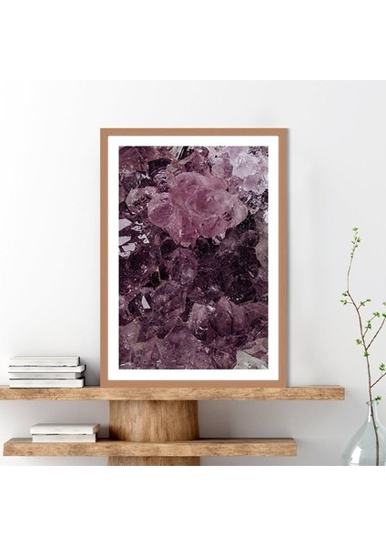 Mor Kuvars Taşı 2 Çerçeve ve Poster - DK1016 modelleri
