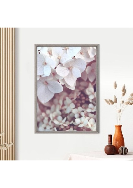 Pembe Ortanca 1 Çerçeve ve Poster - B1158 modelleri