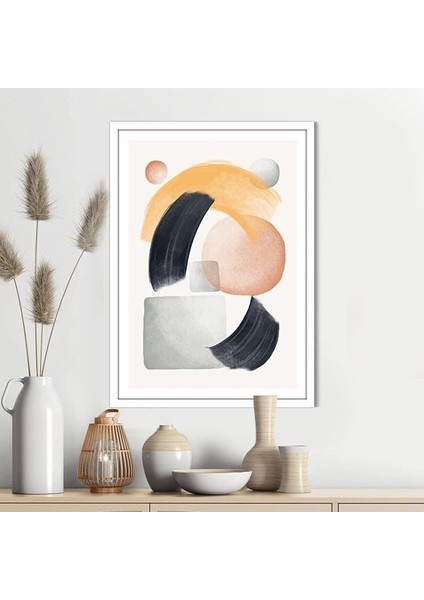Renkli Geometrik Desenler 5 Çerçeve ve Poster - IL1067 fiyatları