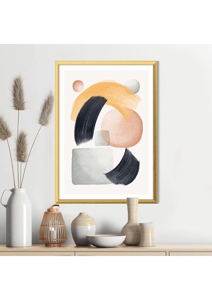 Renkli Geometrik Desenler 5 Çerçeve ve Poster - IL1067 modelleri