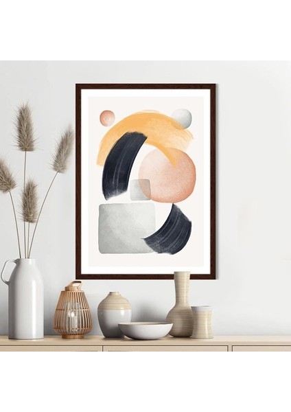 Renkli Geometrik Desenler 5 Çerçeve ve Poster - IL1067 indirimleri