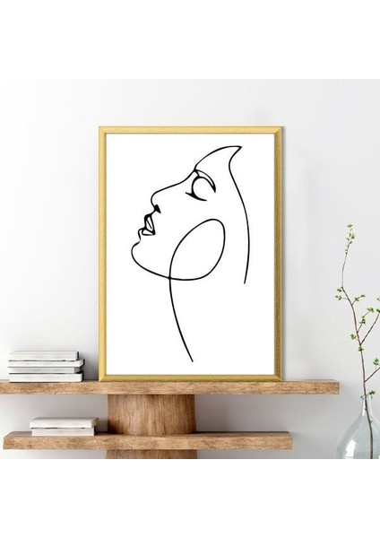 Çizgisel Yüz 14 Çerçeve ve Poster - C1250 modelleri