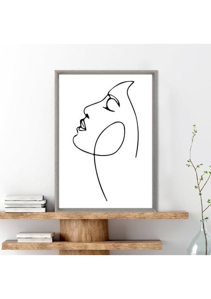 Çizgisel Yüz 14 Çerçeve ve Poster - C1250 fırsatları