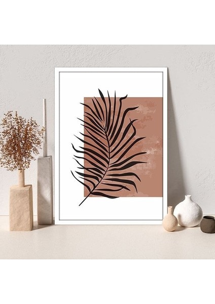 Çizgisel Yapraklar 4 Çerçeve ve Poster - C1235 fiyatları
