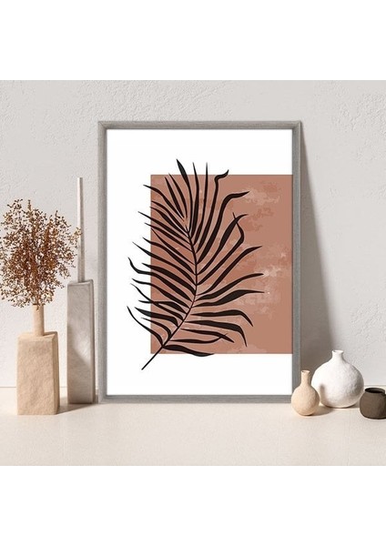 Çizgisel Yapraklar 4 Çerçeve ve Poster - C1235 indirimleri