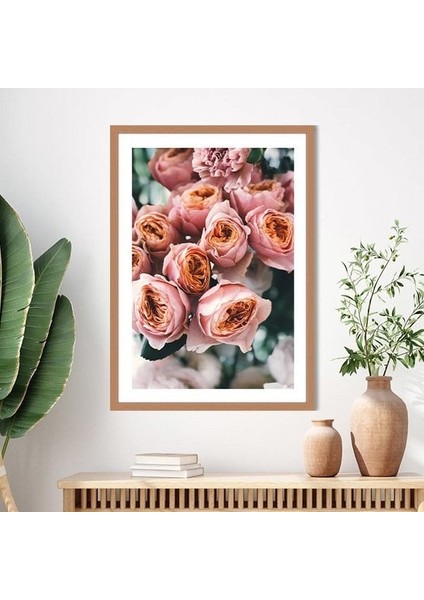 Pembe Güller 7 Çerçeve ve Poster - B1151 indirimleri