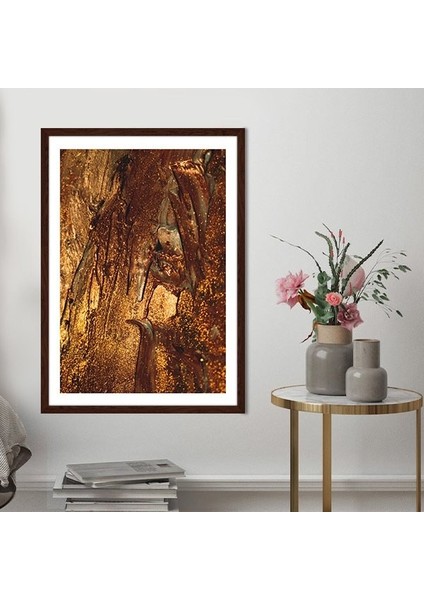 Gold Simli 1 Çerçeve ve Poster - G1020