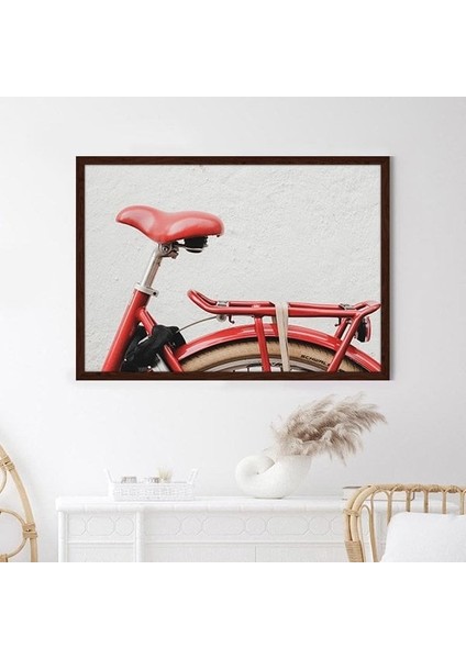 Kırmızı Bisiklet 1 Çerçeve ve Poster - DO1107