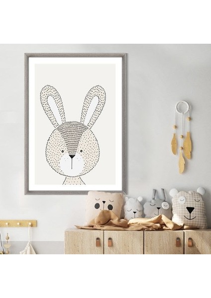 Tavşan 2 Çerçeve ve Poster - HA1087