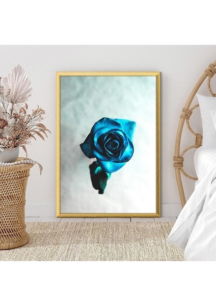 Mavi Gül 1 Çerçeve ve Poster - B1128 modelleri