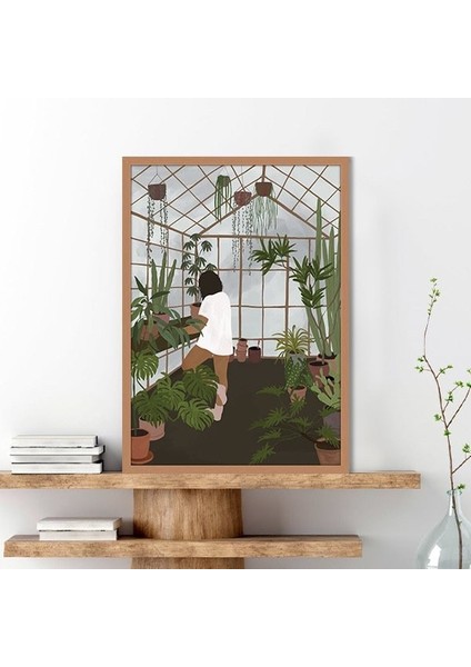 Bitkiler ve Kadın 9 Çerçeve ve Poster - IL1092 fiyatları