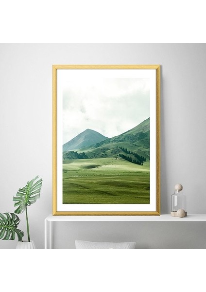 Yeşil Orman 1 Çerçeve ve Poster - DO1108 fırsatları