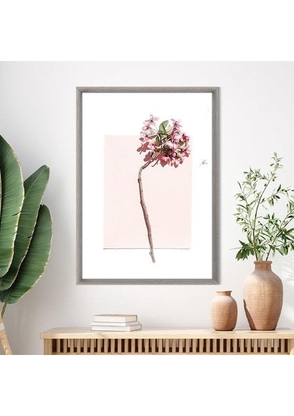 Pembe Ortanca 2 Çerçeve ve Poster - B1202 fırsatları