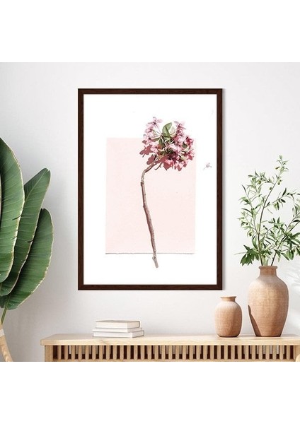 Pembe Ortanca 2 Çerçeve ve Poster - B1202 indirimleri