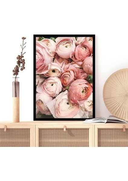 Pembe Güller 4 Çerçeve ve Poster - B1126 fırsatları