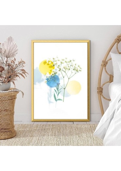 Geometrik Desenli Bitki 1 Çerçeve ve Poster - B1097