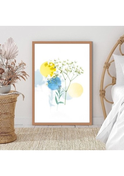 Geometrik Desenli Bitki 1 Çerçeve ve Poster - B1097 fırsatları