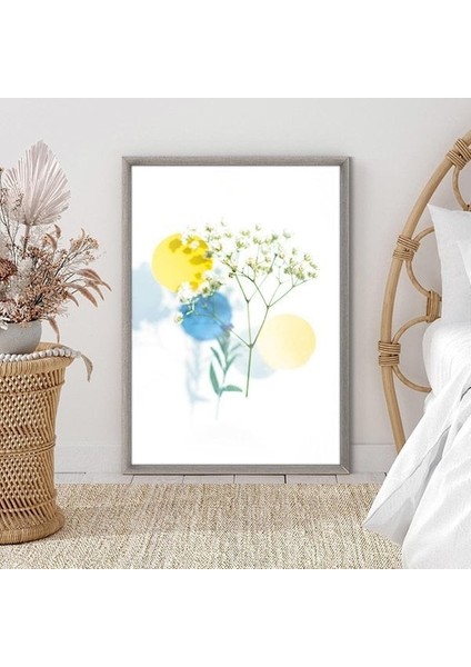 Geometrik Desenli Bitki 1 Çerçeve ve Poster - B1097 indirimleri