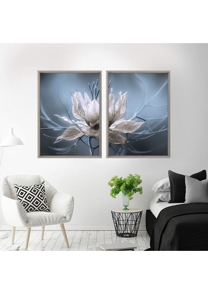 Lotus Ikili Çerçeve ve Poster Seti - B1016