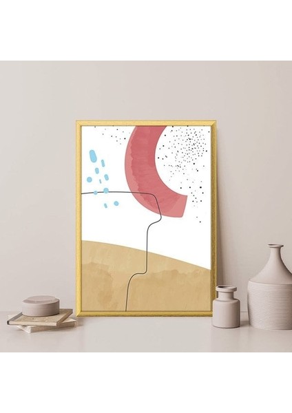 Renkli Geometrik Lekeler 3 Çerçeve ve Poster - C1261 fiyatları