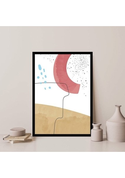 Renkli Geometrik Lekeler 3 Çerçeve ve Poster - C1261 modelleri
